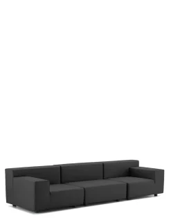 Best Kartell Plastics tech fabric trois places canapé NOIR