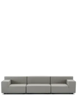 Hot Kartell Plastics tech fabric trois places canapé GRIS