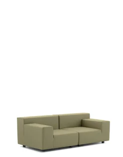 Kartell Plastics tech fabric deux places canapé VERT