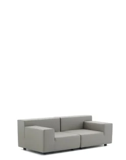 Online Kartell Plastics tech fabric deux places canapé GRIS