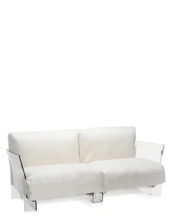 Outlet Kartell Pop outdoor deux places canapé SUNBRELLA BLANC