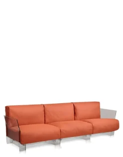 Online Kartell Pop outdoor trois places canapé IKON ORANGE