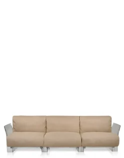Best Kartell Pop outdoor trois places canapé IKON DOVE GREY