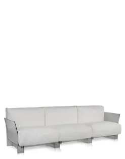 Best Kartell Pop outdoor trois places canapé SUNBRELLA BLANC