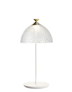 Clearance Kartell Pumo lamp TRANSPARENT BLANC