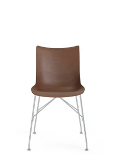 Clearance Kartell P/wood BOIS FONCÉ/CHROME