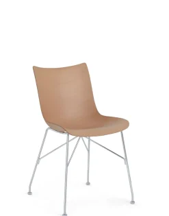 Clearance Kartell P/wood BOIS CLAIR/CHROME