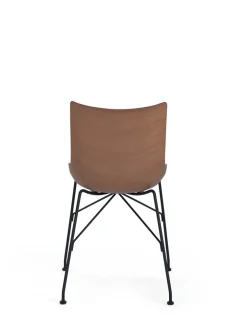 Best Kartell P/wood BOIS FONCÉ/NOIR