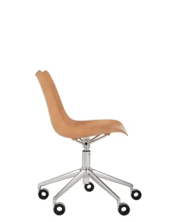 Online Kartell P/wood basic veneer BOIS CLAIR/CHROME