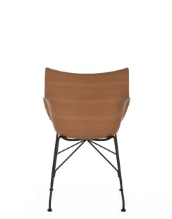 Clearance Kartell Q/wood soft BOIS FONCÉ/NOIR/BLEU CLAIR