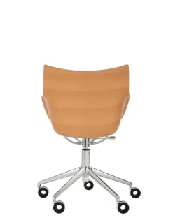 Sale Kartell Q/wood wheels BOIS CLAIR/CHROME