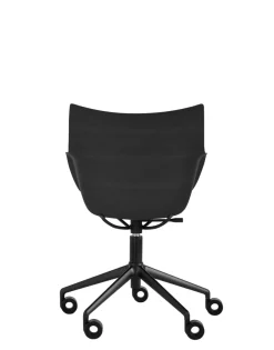 Online Kartell Q/wood wheels soft BOIS NOIR/NOIR