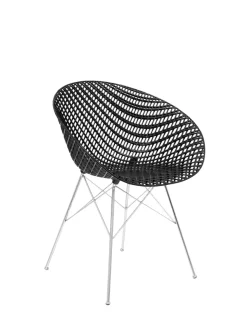 Sale Kartell Smatrik (2 chaises) NOIR/CHROME