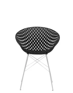 Sale Kartell Smatrik (2 chaises) NOIR/CHROME