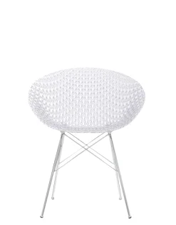 Clearance Kartell Smatrik (2 chaises) TRANSPARENT/CHROME