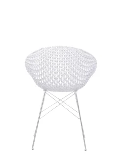 Clearance Kartell Smatrik (2 chaises) TRANSPARENT/CHROME
