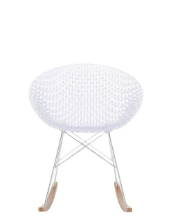 New Kartell Smatrik dondolo (2 chaises) TRANSPARENT/CHROME