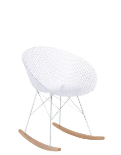 New Kartell Smatrik dondolo (2 chaises) TRANSPARENT/CHROME