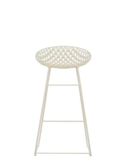 Clearance Kartell Smatrik stool BLANC/CHROME