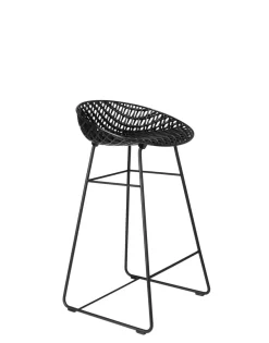 Kartell Smatrik stool outdoor NOIR/NOIR
