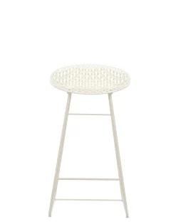Sale Kartell Smatrik stool outdoor BLANC/BLANC