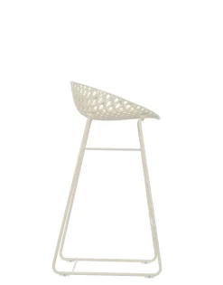 Sale Kartell Smatrik stool outdoor BLANC/BLANC