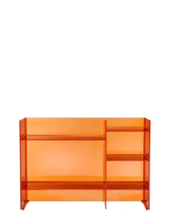 Sale Kartell Sound-rack ORANGE MANDARINE
