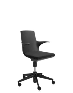 Outlet Kartell Spoon chair NOIR/NOIR