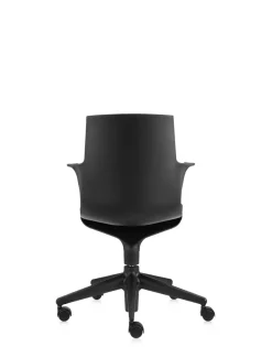 Outlet Kartell Spoon chair NOIR/NOIR