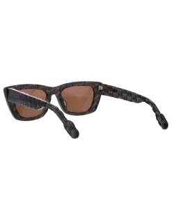 Hot Kartell Squame cateye MARRON FONCÉ