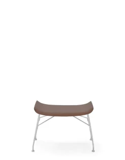 Best Kartell S/wood basic veneer BOIS FONCÉ/CHROME