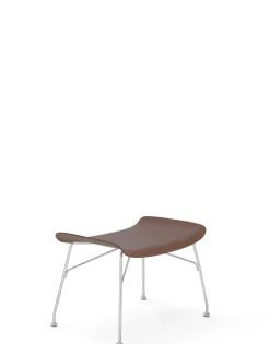 Best Kartell S/wood basic veneer BOIS FONCÉ/CHROME