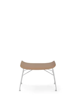 Outlet Kartell S/wood slatted ash BOIS CLAIR/CHROME