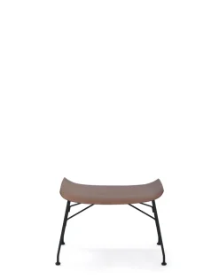 Kartell S/wood slatted ash BOIS FONCÉ/NOIR