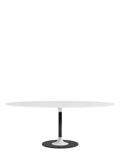 Online Kartell Thierry xxl oval BLANC/NOIR