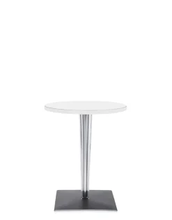 Outlet Kartell Top top round LAMINÉ BLANC